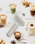 Portable Rechargeable Electric Milk Frother Wand