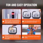 VEVOR Home Slushie Machine for Margarita and Smoothies
