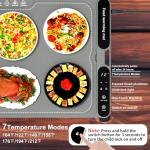 Portable Electric Warming Tray with 7 Temp Settings