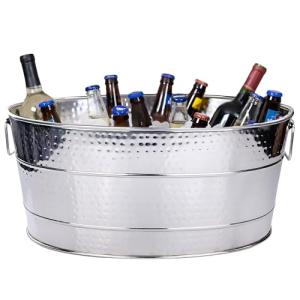 BreKX Aspen Heavy-Duty Oval Stainless Steel Cooler