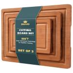 Snuvid Set of 3 Bamboo Cutting Boards