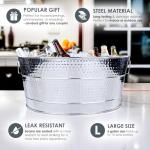 BreKX Aspen Heavy-Duty Oval Stainless Steel Cooler