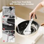 Cordless Electric Spin Scrubber with Interchangeable Heads