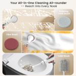 Cordless Electric Spin Scrubber with Interchangeable Heads