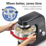 Hamilton Beach 4-Quart Electric Stand Mixer, Black