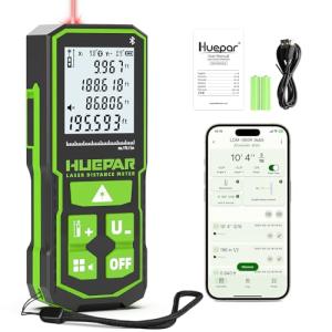 Huepar 200Ft Laser Distance Measure with Bluetooth