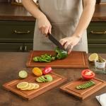 Snuvid Set of 3 Bamboo Cutting Boards