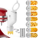 Fedowal KitchenAid Pasta Press with 7 Interchangeable Plates