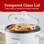 Electric Rice Cooker with Steam Tray and Non-Stick Pot