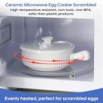 EliteVibe Microwave Egg Cooker for Quick Scrambles