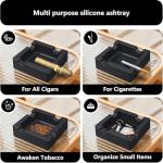 Roygra Outdoor Ashtray Set for Cigar Lovers