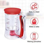 BBSTARZ 4-Cup Pancake Batter Dispenser with Handle