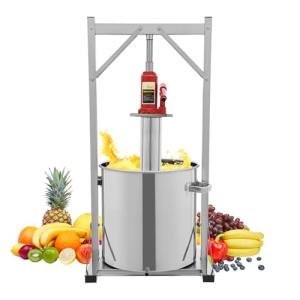 Stainless Steel 9.51 Gal Fruit Wine Press