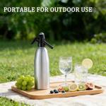 Portable Aluminum Sparkling Water Maker - 1L