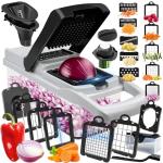 10-Blade Vegetable Chopper and Slicer with Containers