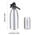 Portable Aluminum Sparkling Water Maker - 1L