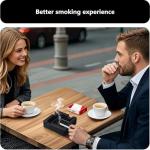 Roygra Outdoor Ashtray Set for Cigar Lovers