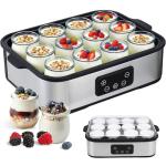 Digital Automatic Yogurt Maker with 12 Jars
