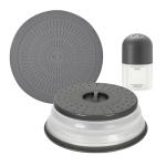 Tovolo Microwave Care Kit with Food Cover and Cleaner