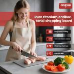Titanium Cutting Board Set - 3 Heavy-Duty Boards