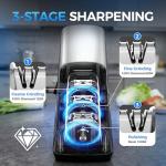 Electric 3-Stage Kitchen Knife Sharpener