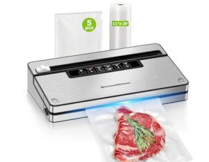 Bonsenkitchen Stainless Steel Vacuum Sealer Machine