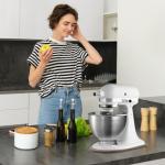 Pine Wood Mixer Slide Caddy for KitchenAid