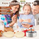 Gelbira Sandwich Cutter and Sealer for Kids