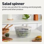 Amazon Basics BPA-Free Salad Spinner, 4.2 qt
