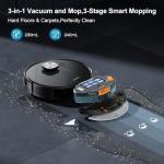 MAMNV 3-in-1 Robot Vacuum and Mop with Smart Navigation