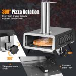 Giantex Portable Wood-Fired Outdoor Pizza Oven