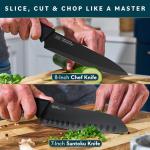 15-Piece Home Hero Kitchen Knife Set with Block