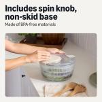 Amazon Basics BPA-Free Salad Spinner, 4.2 qt