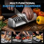 Electric 3-Stage Kitchen Knife Sharpener