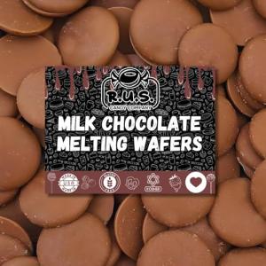 Milk Chocolate Melting Wafers for Dipping and Baking