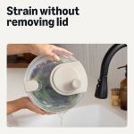 Amazon Basics BPA-Free Salad Spinner, 4.2 qt