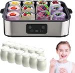 Digital Automatic Yogurt Maker with 12 Jars