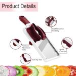 Adjustable Stainless Steel Mandoline Slicer with Comfort Grip