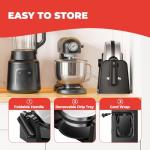 Rotating Belgian Waffle Maker with Adjustable Browning