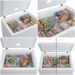 Adjustable Freezer Organizer with Mesh Dividers