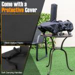 Giantex Portable Wood-Fired Outdoor Pizza Oven