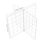 Adjustable Freezer Organizer with Mesh Dividers