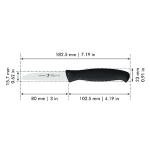HENCKELS 3-Piece Paring Knife Set, Black