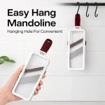 Adjustable Stainless Steel Mandoline Slicer with Comfort Grip