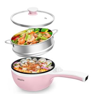 Dezin Electric Hot Pot and Steamer, 1.5L