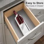 Adjustable Stainless Steel Mandoline Slicer with Comfort Grip