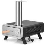 Giantex Portable Wood-Fired Outdoor Pizza Oven
