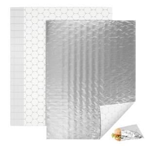 Insulated Foil Sandwich Wrap Sheets, 100 PCS