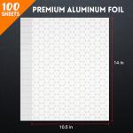 Insulated Foil Sandwich Wrap Sheets, 100 PCS