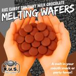 Milk Chocolate Melting Wafers for Dipping and Baking